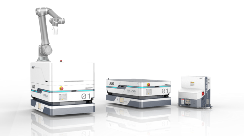 AGGAME數位開發的自主式移動機器人（AMR250M），搭配全向輪並結合AI演算法、2D LiDAR、3D攝影機等技術，協助客戶實現產線全自動化